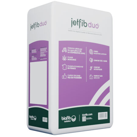 Isolant thermique Jetfib Duo à souffler pour combles perdus