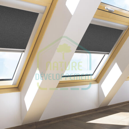 Store électrique occultant pour fenêtre Fakro ARF Z-WAVE couleur 265