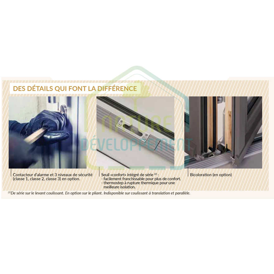 Porte fenêtre coulissante Bois sur mesure INOVA BIEBER – Image 3