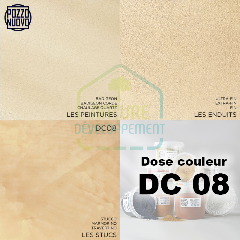 Dose Couleur pour badigeon stuc ou enduit Pozzo Nuovo – Image 9