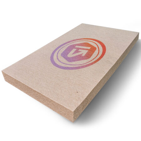 Panneau isolant intérieur en fibres de carton recyclé Valosense, vue produit