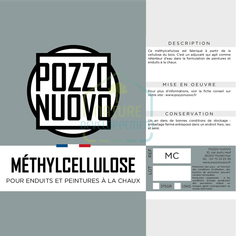 Méthylcellulose ralentisseur de prise Pozzo Nuovo – Image 4