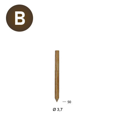Clou sans tête en bois 3,7mm Lignoloc Alsafix – Image 3