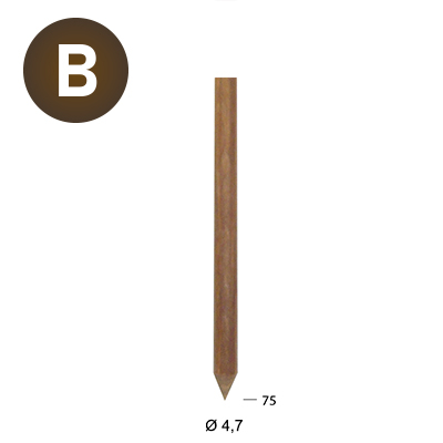 Clou sans tête en bois 4,7mm Lignoloc Alsafix – Image 2