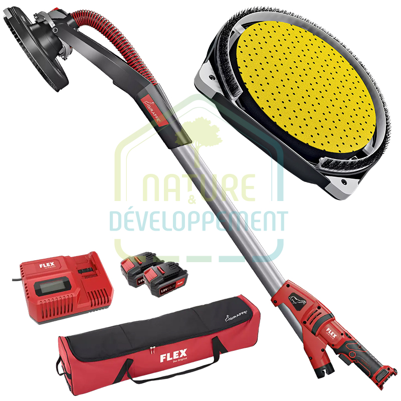 Ponceuse Giraffe sur batterie 18V Flex avec système de têtes interchangeables – Image 5