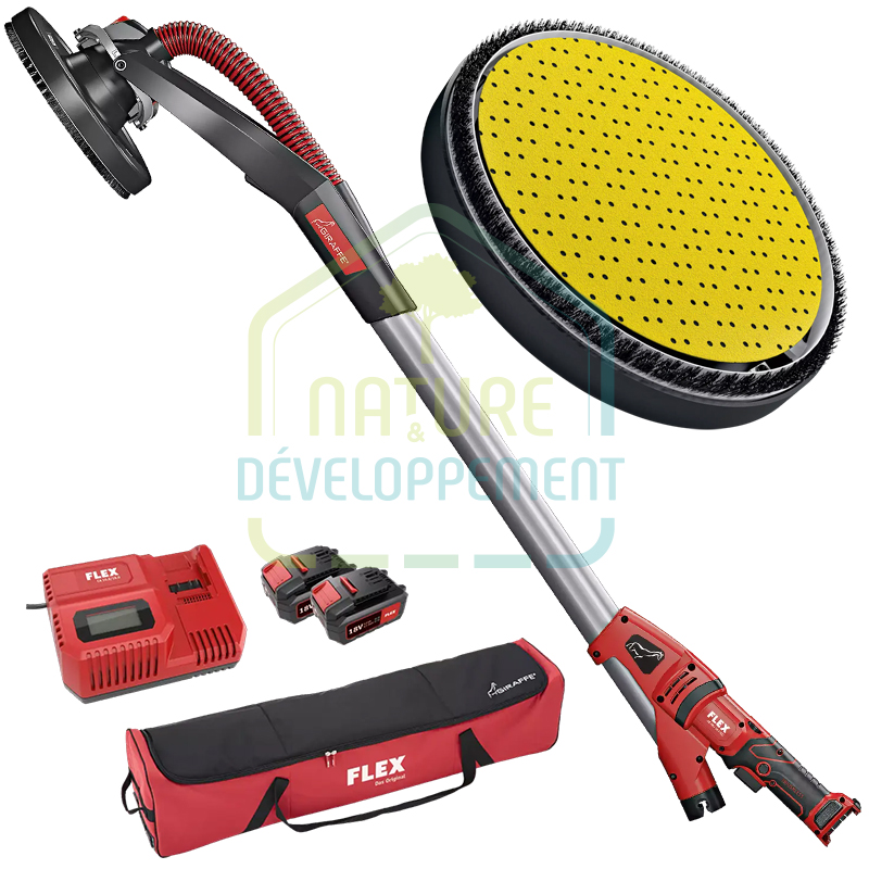 Ponceuse Giraffe sur batterie 18V Flex avec système de têtes interchangeables – Image 6