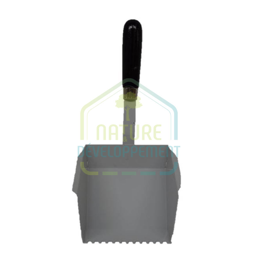 Truelle crantée pour maçonner les blocs de chanvre Isohemp – Image 3