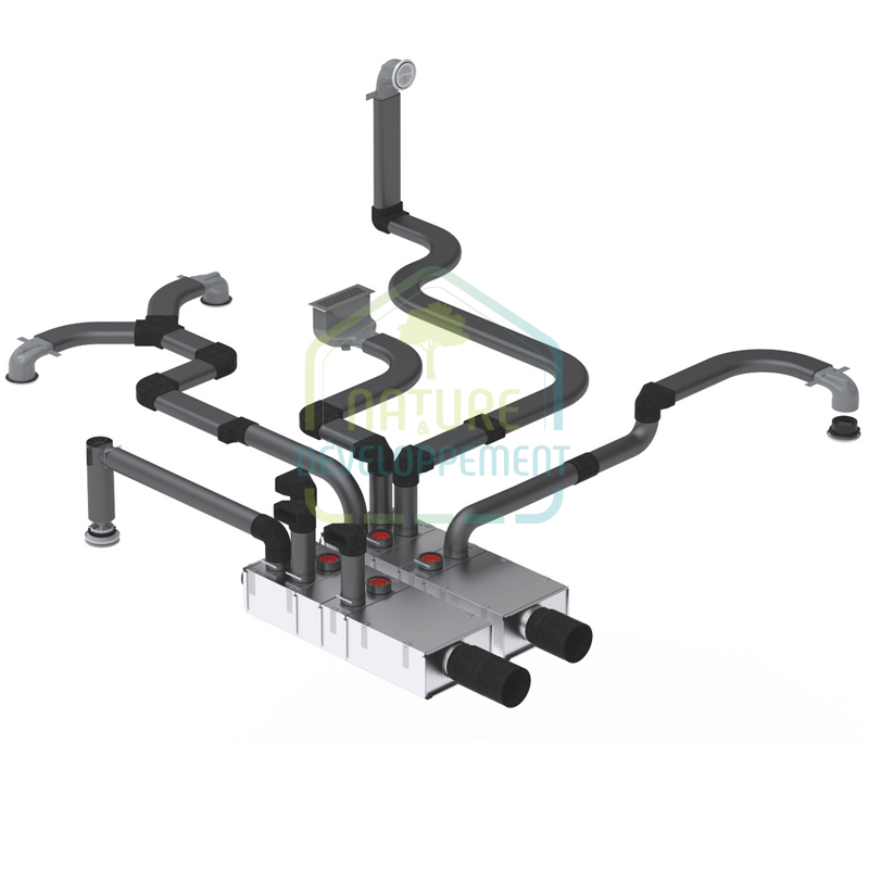 Caisson de distribution d'air pré-isolé et modulable ComfoWell Therm 420 ZEHNDER – Image 10