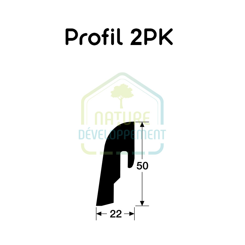 Plinthe - Profilé 2 PK MEISTER