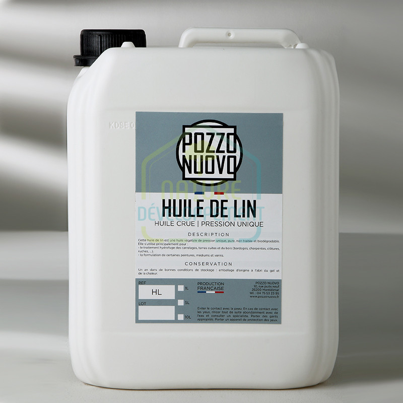 Huile de lin pour finition des enduits et traitement du bois Pozzo Nuovo – Image 2