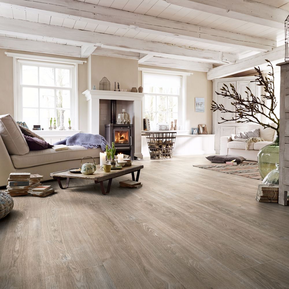 Sol stratifie grande lame, résistant à l'eau 24h, décor chêne Meister LL 250 – Image 6