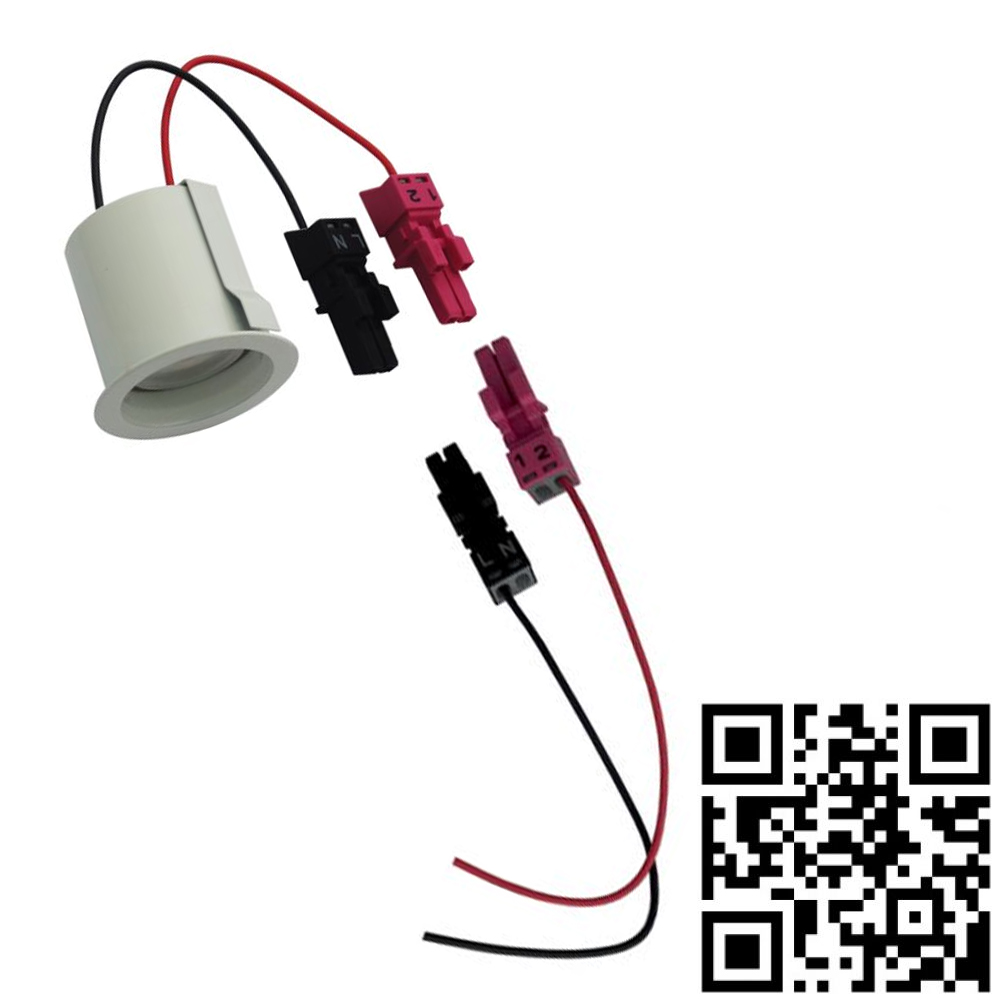 Mini spot LED encastrable pour milieu humide 2W gamme CACHOU – Image 7