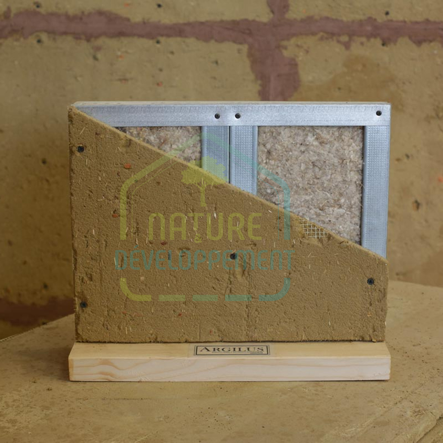 Plaque d'argile PLAK’ARGILUS idéale pour les enduits terre – Image 2