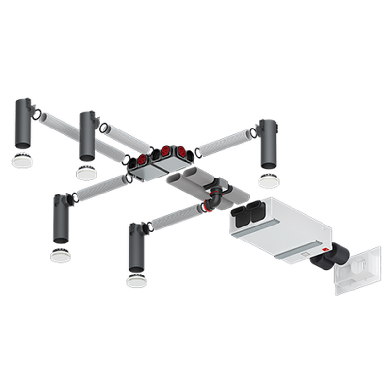 VMC double flux Zehnder ComfoAir Fit 100 - Récupération de chaleur et d’humidité – Image 6