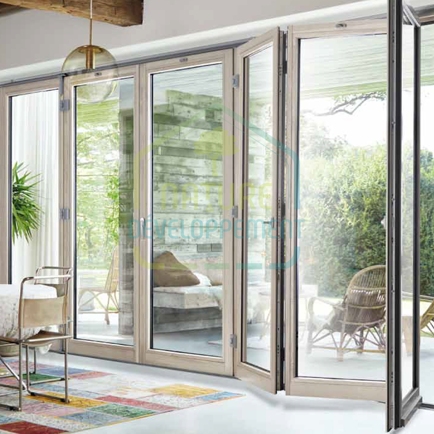 Porte fenêtre coulissante Bois sur mesure INOVA BIEBER