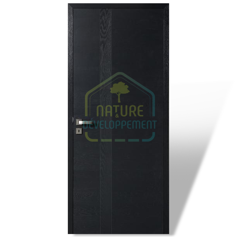 Porte intérieure ÉMIA Modulo de Rozière Modèle D4 uni pose traditionnelle – Image 5