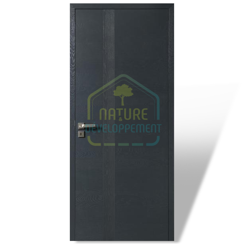 Porte intérieure ÉMIA Modulo de Rozière Modèle D4 uni pose traditionnelle – Image 3