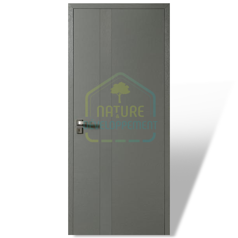 Porte intérieure ÉMIA Modulo de Rozière Modèle D4 uni pose traditionnelle – Image 2