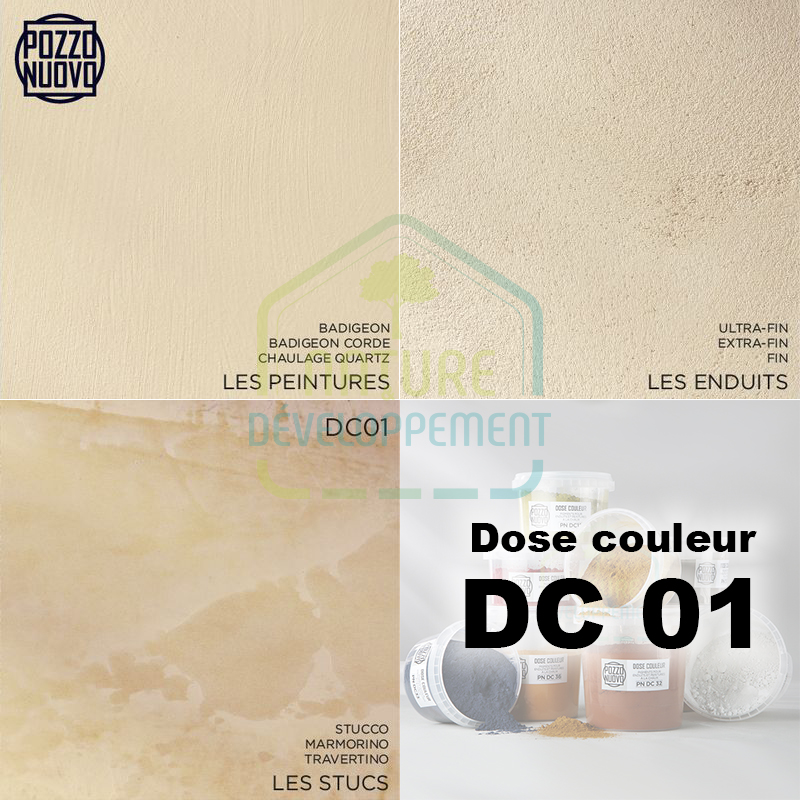 Dose Couleur pour badigeon stuc ou enduit Pozzo Nuovo – Image 2
