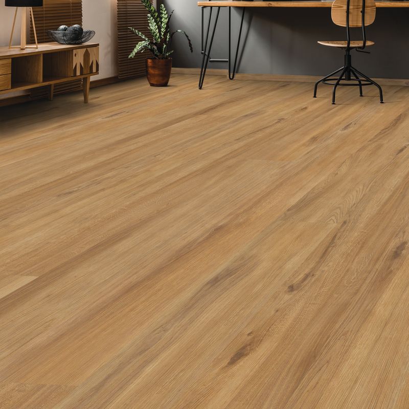 Sol design en liège Corelan décor bois - base HDF grande lame à clic – Image 2