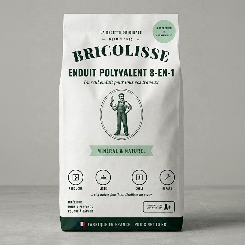 Enduit polyvalent intérieur 8-en-1 Bricolisse