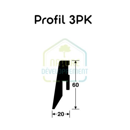 Plinthe placage bois Profile 3 PK MEISTER