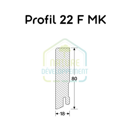 Plinthe - Profile 22 F MK MEISTER