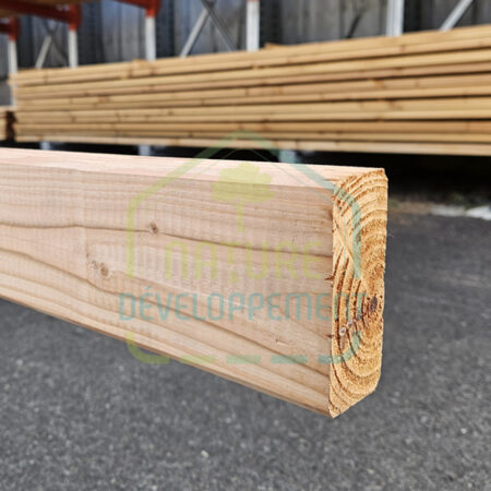Ossature bois douglas pour cloison 45x95 raboté Classe 2