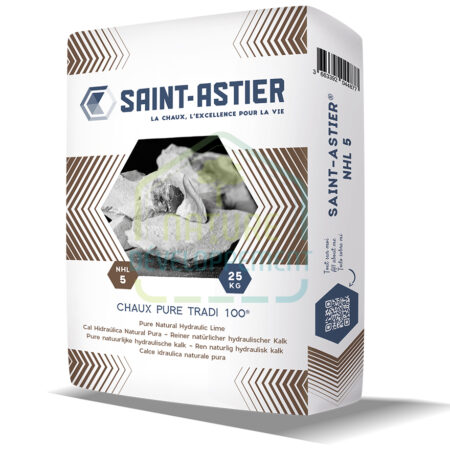 Chaux hydraulique NHL5 TRADI 100 Pure 25Kg de Saint Astier