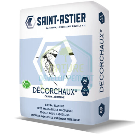 Chaux aérienne CL90 DECORCHAUX 20Kg de Saint Astier