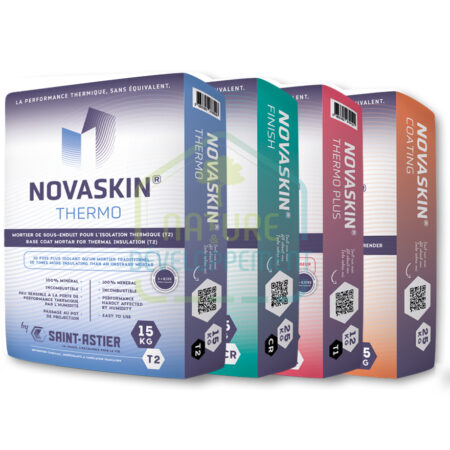 Enduits isolant et de finition à la chaux NOVASKIN de Saint Astier