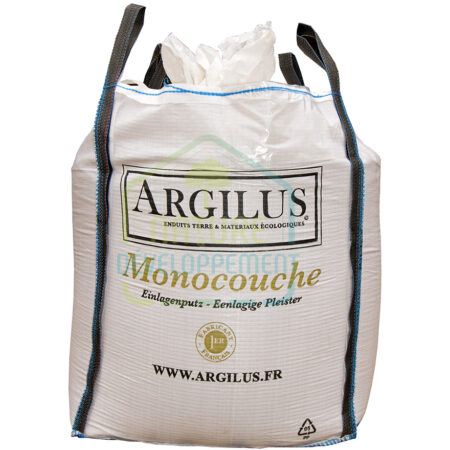 Enduit terre monocouche Argilus en Big-Bag