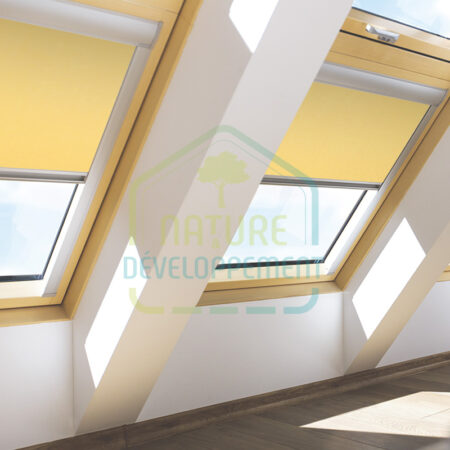 Store électrique occultant pour fenêtre Fakro ARF Z-WAVE couleur 054