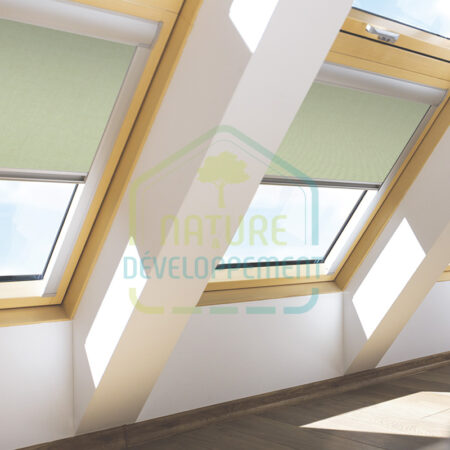 Store électrique occultant pour fenêtre Fakro ARF Z-WAVE couleur 059