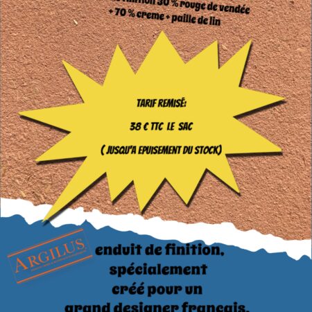 ENDUIT TERRE DE FINITION PRÊT À L’EMPLOI ARGILUS
