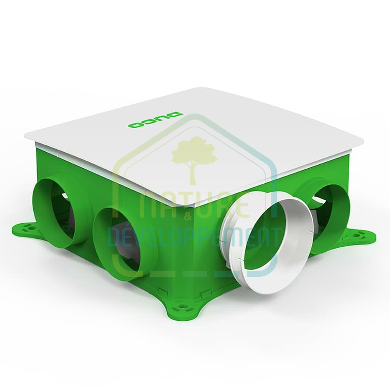 Kit VMC simple flux hygroréglable DucoBox Hygro de DUCO pour maison neuve type T1 à T7 – Image 3