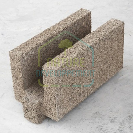 BLOC DE CHANVRE à maçonner BIOSYS - U DE CHAÎNAGE