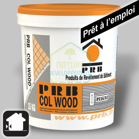 Colle pour panneaux isolants sur supports bois COL WOOD de PRB