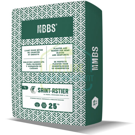 Mortier colle à la chaux pour matériaux biosourcés MBBS Saint Astier