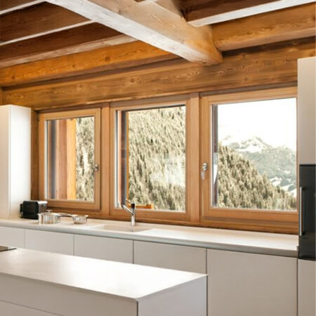 Fenêtre bois B-Smart 58 Bieber - Menuiserie bois accessible fabriquée en France