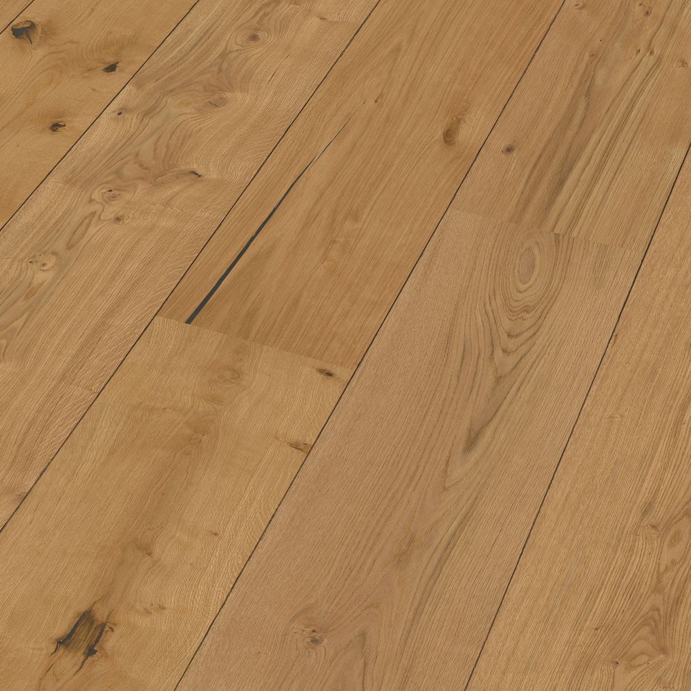 Sol en bois vernis ultra mat lame XXL Lindura HD400 Meister
