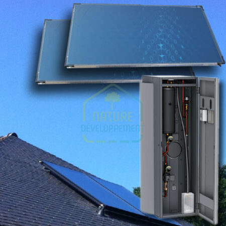 Chauffe-eau solaire 2 capteurs horizontaux 300L SOLAR COMPAQ MATIC