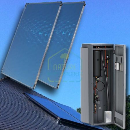 Chauffe-eau solaire 2 capteurs verticaux 300L SOLAR COMPAQ MATIC