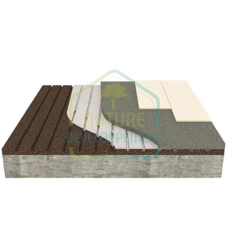 Panneau en liège pour mur et plancher chauffant de Isocor