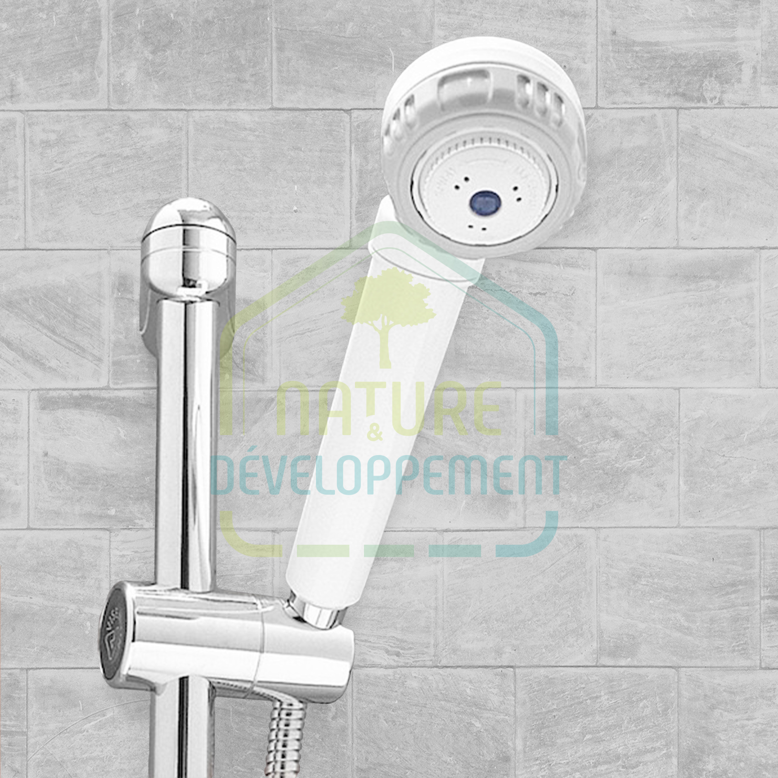 pommeau de douche filtrant