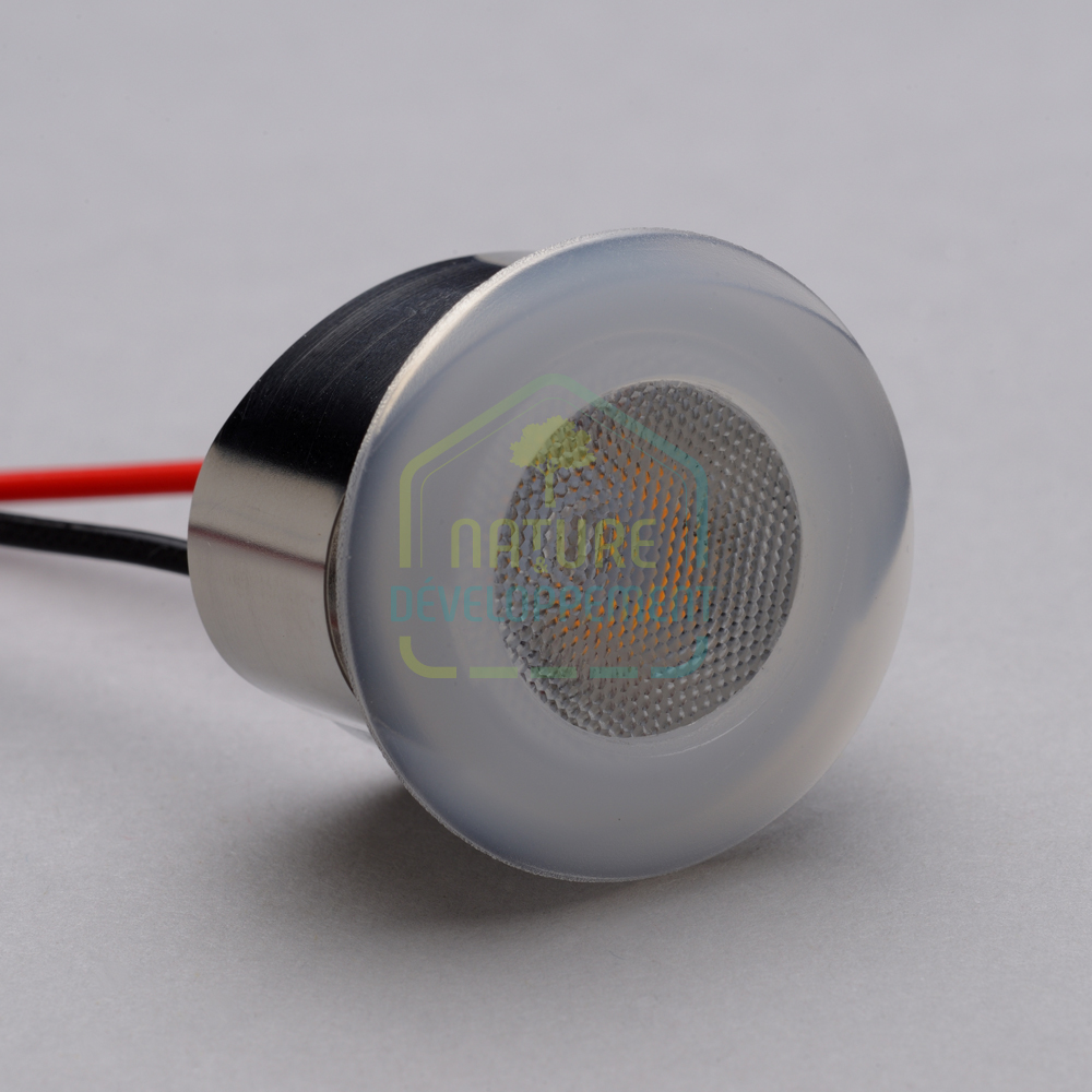 LED encastrable éclairage intensif 1W gamme CANARI – Image 2
