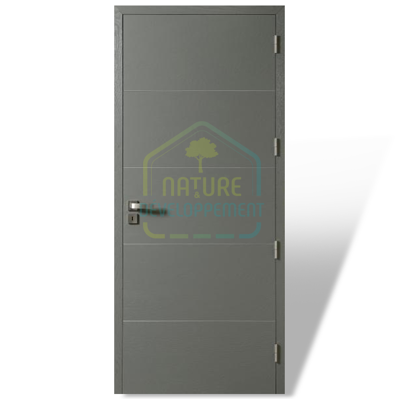 Porte intérieure ÉPURE Modulo de Rozière Modèle D1 uni pose traditionnelle – Image 3
