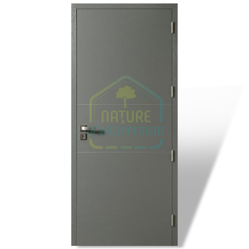 Porte intérieure ÉPURE Modulo de Rozière Modèle D2 uni pose traditionnelle – Image 5