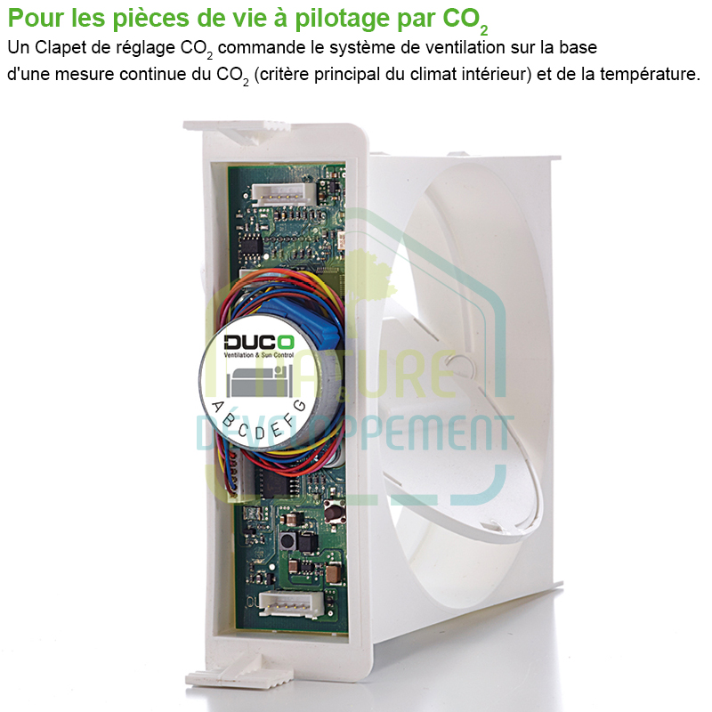 Kit VMC silencieuse et intelligente DucoBox Hygro Plus de DUCO – Image 5