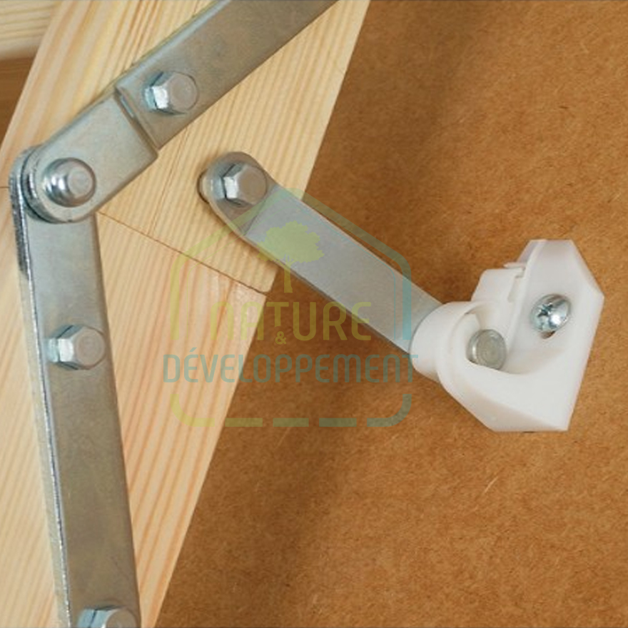Escalier escamotable bois LWS Smart FAKRO pour combles ou grenier – Image 4